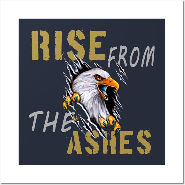 rise from the ashes, like a phoenix Wall Art by artspot